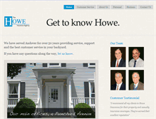 Tablet Screenshot of howeins.com